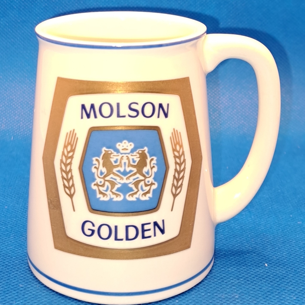 MOLSON GOLDEN Tankards of the World's Great Beers 1981 Franklin Porcelain